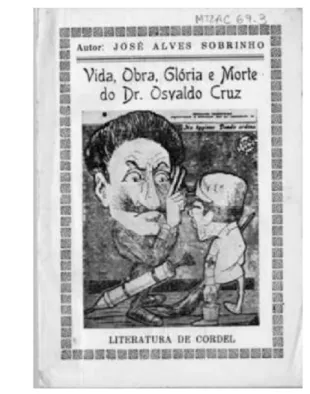 Figura 2 - Capa do folheto “Os Milagres do Bento de Bebi- Bebi-ribe e o Enterro da Medicina!”, de Francisco Chagas Batista