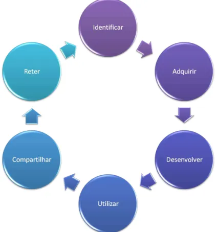 Figura 1 - Ciclo dos processos de GC identiicados na UH 