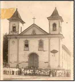 Figura 08: Fachada principal da igreja matriz.  Acervo do Sr. José Pedro de Alcântara