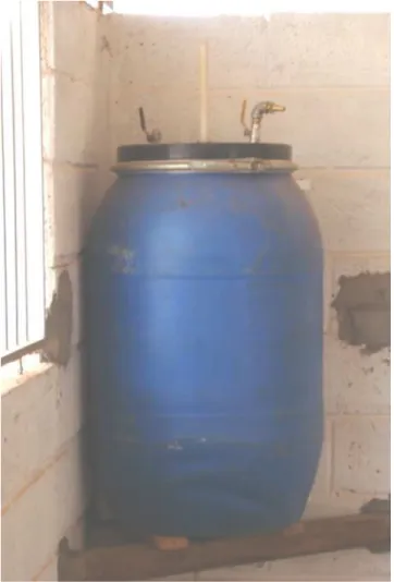 FIGURA 4 – Vista do reservatório de água utilizado nos ensaios. 