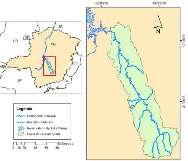 Figura 2 - Bacia do rio Paraopeba. 