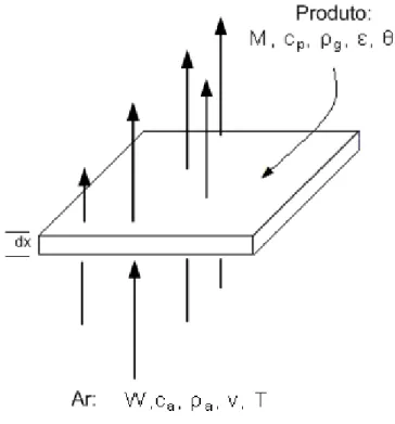 Figura 1. Visão esquemática do volume de controle diferencial. 