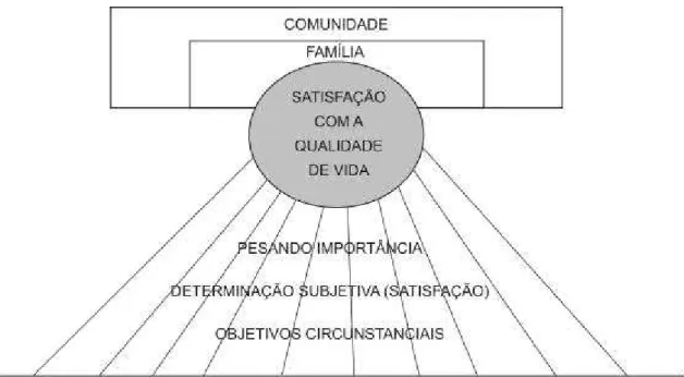 Figura 1 – Modelo conceitual de qualidade de vida. 