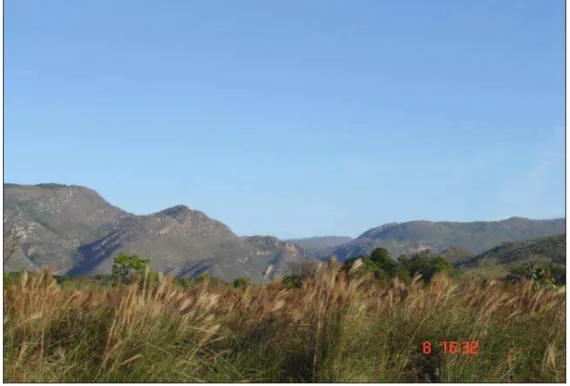 Figura 6 – Vista parcial do Parque Nacional da Serra do Cipó.  Fonte: Pesquisa de Campo, 2005