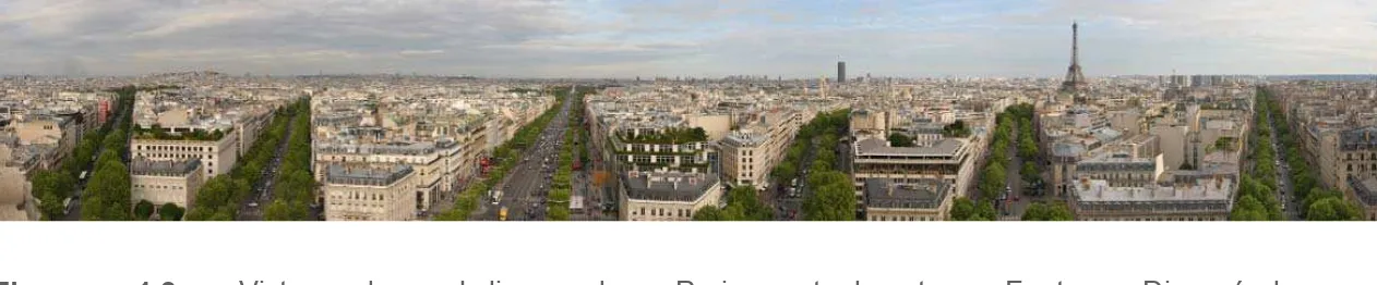 Figura 1.3.  Vista do skyline de Paris atualmente. Fonte: Disponível em: 