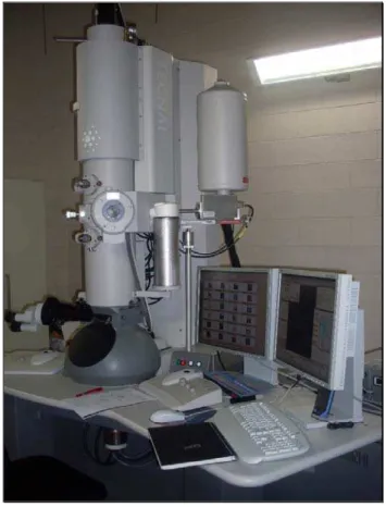 Figura 9 – Microscópio  eletrônico  de transmissão utilizado no experimento  para caracterização das AgNPs