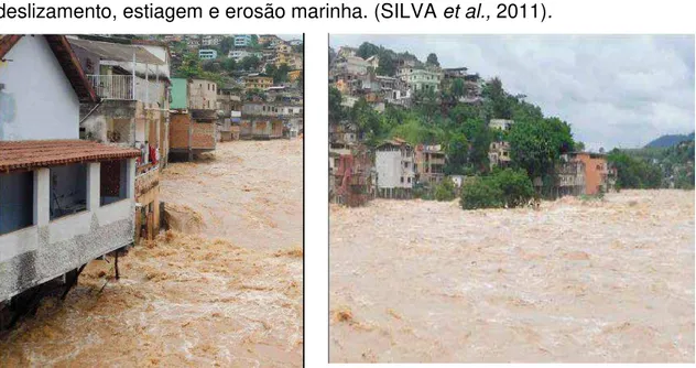 Figura 3: Desastres naturais (enchentes) no município de Cachoeiro do Itapemirim, em  dezembro de 2010