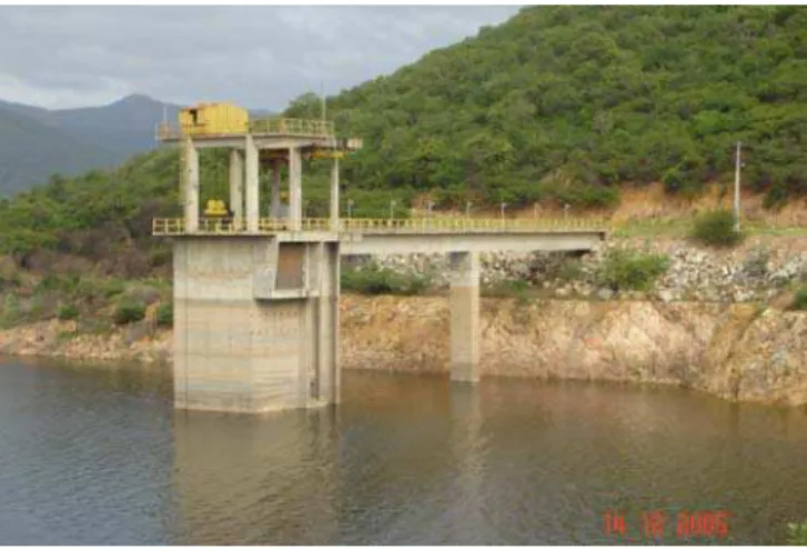 Figura 3 – Vista da torre de controle da barragem Manoel Novaes. 
