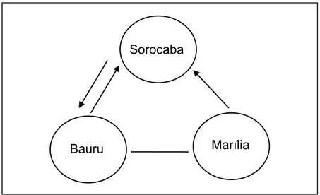 Figura 2 – Direção de transmissão dos preços da madeira serrada.  