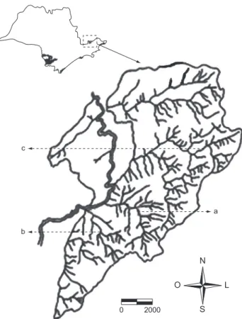 Figura 1. Mapa da área de estudo indicando a localização do Parque Estadual 