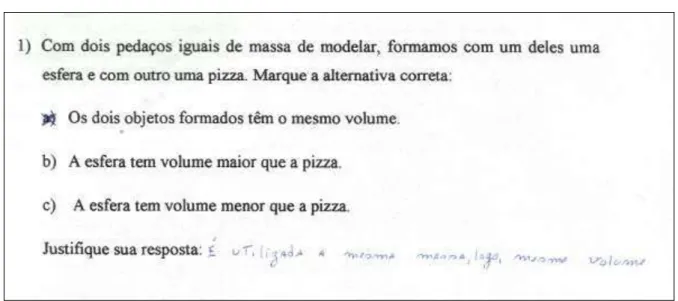 Figura 3- Extrato do protocolo do aluno RBM- Atividade Q1  Fonte: FIGUEIREDO (2013) 