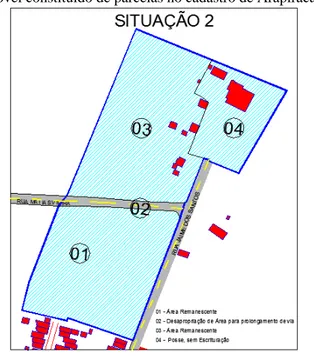 Figura 3: Imóvel constituído de parcelas no cadastro de Arapiraca-AL. 