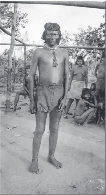 Figura 4. Índio Apinajé, provavelmente no Maranhão, redondezas  do município de Carolina