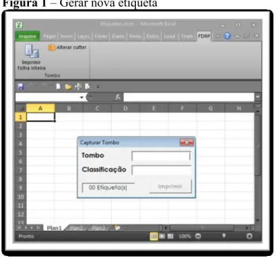 Figura 1  –  Gerar nova etiqueta 