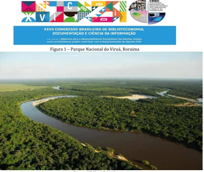 Figura 1  –  Parque Nacional do Viruá, Roraima 