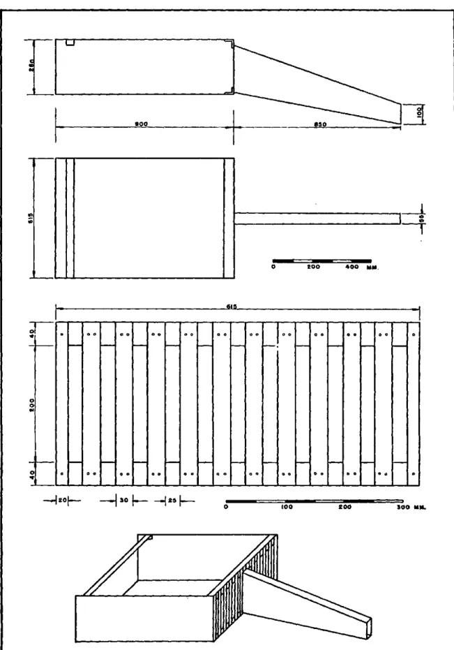 Figura 2. — Divisor tipo Geib com 11 janelas para talhões de 1000  m 2