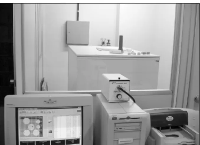 Figure 3 - Assessment device of the Nano Indenter XP. 