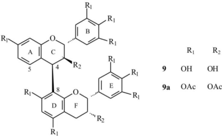 FIGURE 6 -  Isolated compound 8 from the ethyl-acetate fraction 