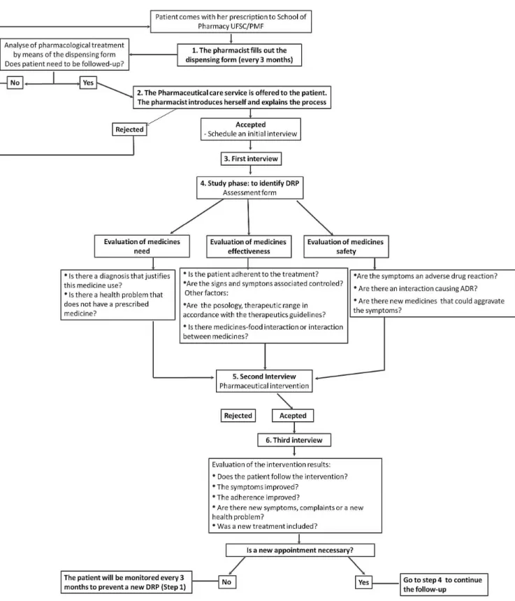 FIGURE 1  - Pharmacotherapy management scheme.