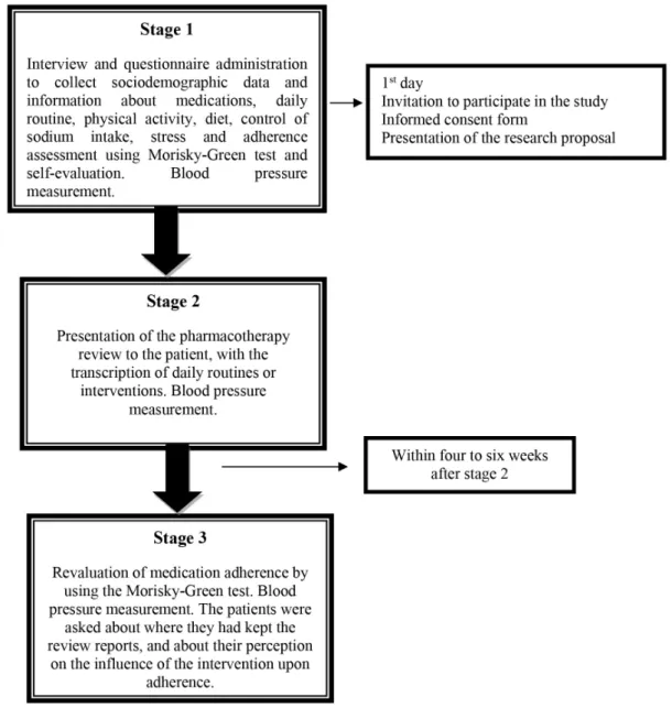 FIGURE 1 - Development of the pharmacotherapy review. 