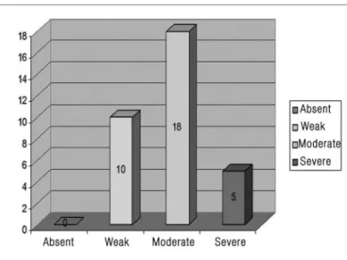 Figure 4. Inflammatory process severity analysis.