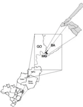 FIGURA 1: Localização da área de estudo. FIGURE 1: Location of the study area.