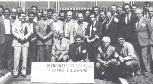 Fig. 13 – Foto dos participantes do Encontro dos Discípulos do Professor Zerbini, em LondrinaDivisão de Bioengenharia do