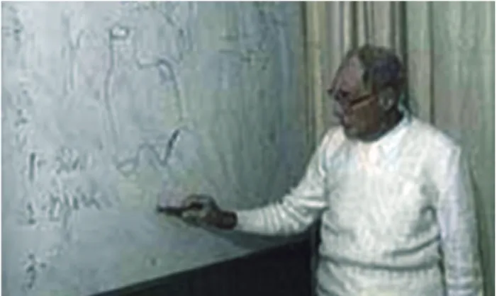 Fig. 3 - Dr. Zerbini in a classroom