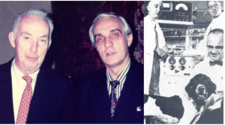 Fig. 5 – On the left, Dr. Barnard and, on the right, Louis Washkansky, the first recipient.