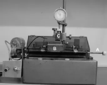 Figure 1. Wear test apparatus.