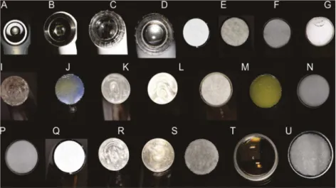 Figure 3. Images of the light tips from smallest to largest diameter: A: KON-LUX; B. TL-01; C