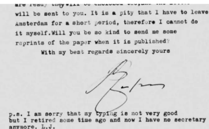Fig 2.  Part of the letter from Yongkees sent to the irst author  (Resende LA) in 1983.