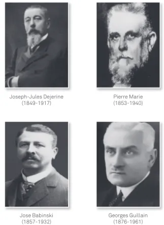 Figure 1. The main Parisian neurologists who influenced the  founders of Brazilian neurology