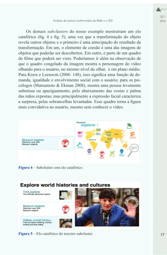 Figura 4  – Subcluster com elo catafórico.