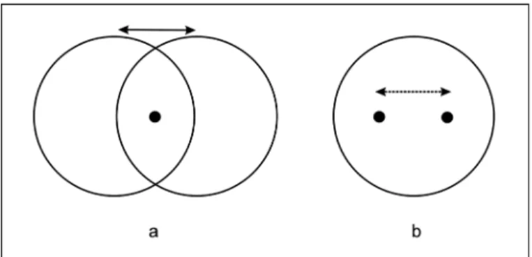 Fig. 5 - Induced motion (adapted from Ehrenstein (12) ; see also Duncker (34) ).
