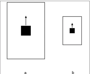 Fig. 9 - Motion extrapolation and Aubert-Fleischl effect (Ehrenstein (59) ).