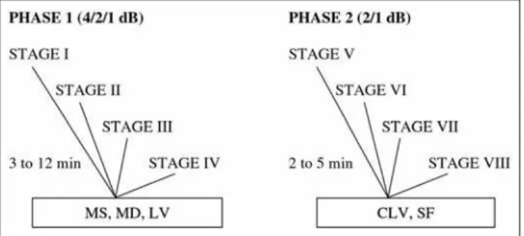Figure 1 - Phases and stages of G1X Program – 59 points tested within the central 26 degrees