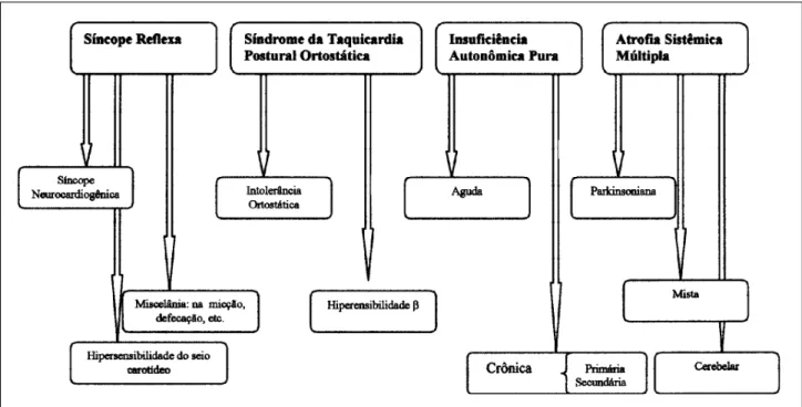 Fig. 1 – Disorders of autonomic control with orthostatic intolerance.