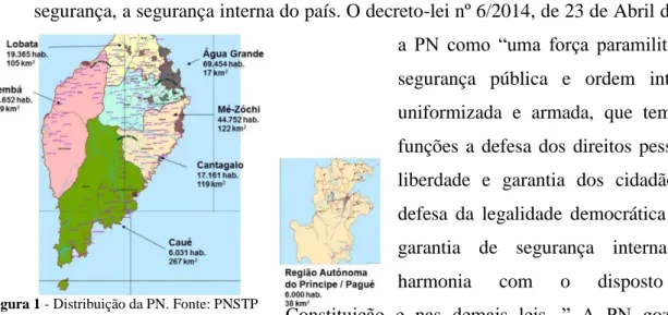 Figura 1 - Distribuição da PN. Fonte: PNSTP 