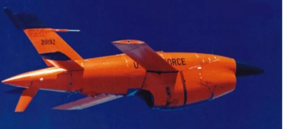 Figura 12. “AQM-34”, um dos drones mais utilizados pelos Estados Unidos desde a década  de 60 do século XX