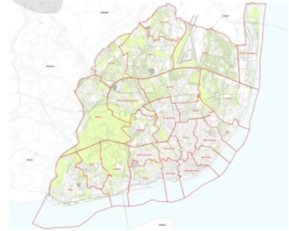 Figure 2: Current Parish of Lisbon – image from the official  CML website. 