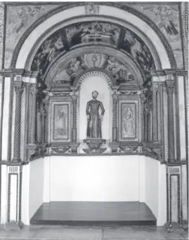 Foto 7 – Vista do interior do claustro do mosteiro de Jesus, em Setúbal, com arcada gótica e simultaneamente  mourisca datando do século XV, e da autoria do arquiteto Diogo Boitaca, mais conhecido por ter sido  o primeiro mestre da obra do mosteiro jeronim