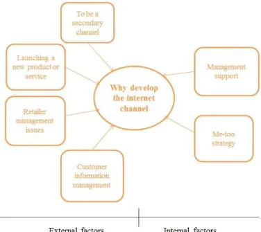 Figure 1 – Reasons to enter in an internet direct channel 