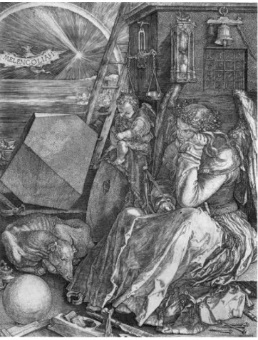 Fig. III.1. “Melancolia” de Albrecht Durer, 1514 