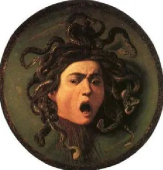 Fig. III.4. “Medusa” de Caravaggio, 1598 