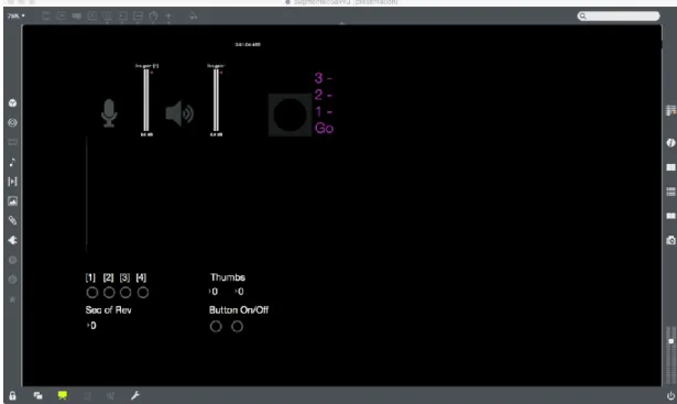 Figure 2. Indeciduous, Graphical user interface. 