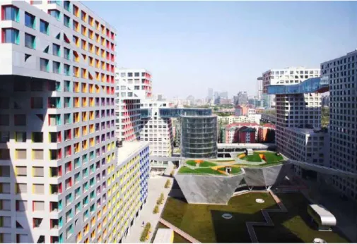 Figure 22 – Forecast Linked Hybrid apt. complex Beijing, China 2010-2050 (source: Steven Holl architect website)