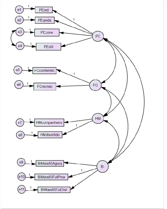 Figure 3 - Final measurement model