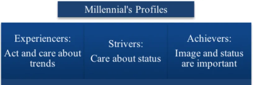 Fig. 6. Millennial’s Profiles   Source: Improving insight on Generation Y consumers, 2015 