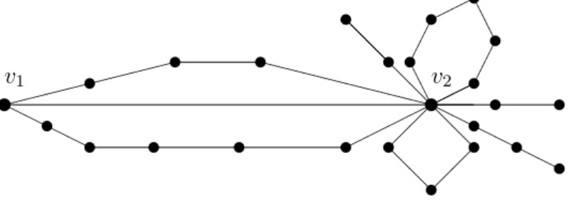 Figure 6: (H 1 , H 2 , 3, 2)−double generalized cycle star